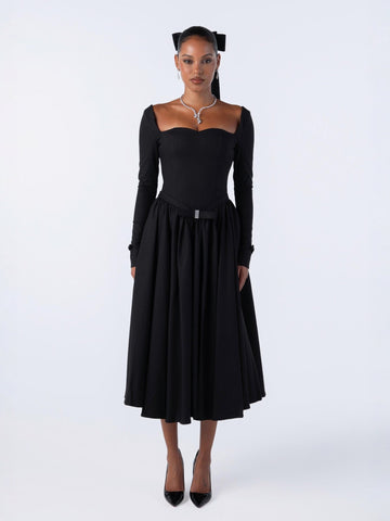 Bernadette Dress (Black) (Final Sale)
