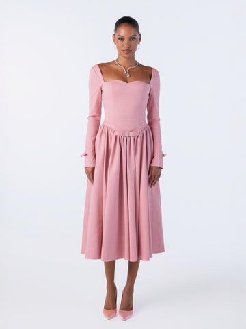 Bernadette Dress (Pink) (Final Sale)