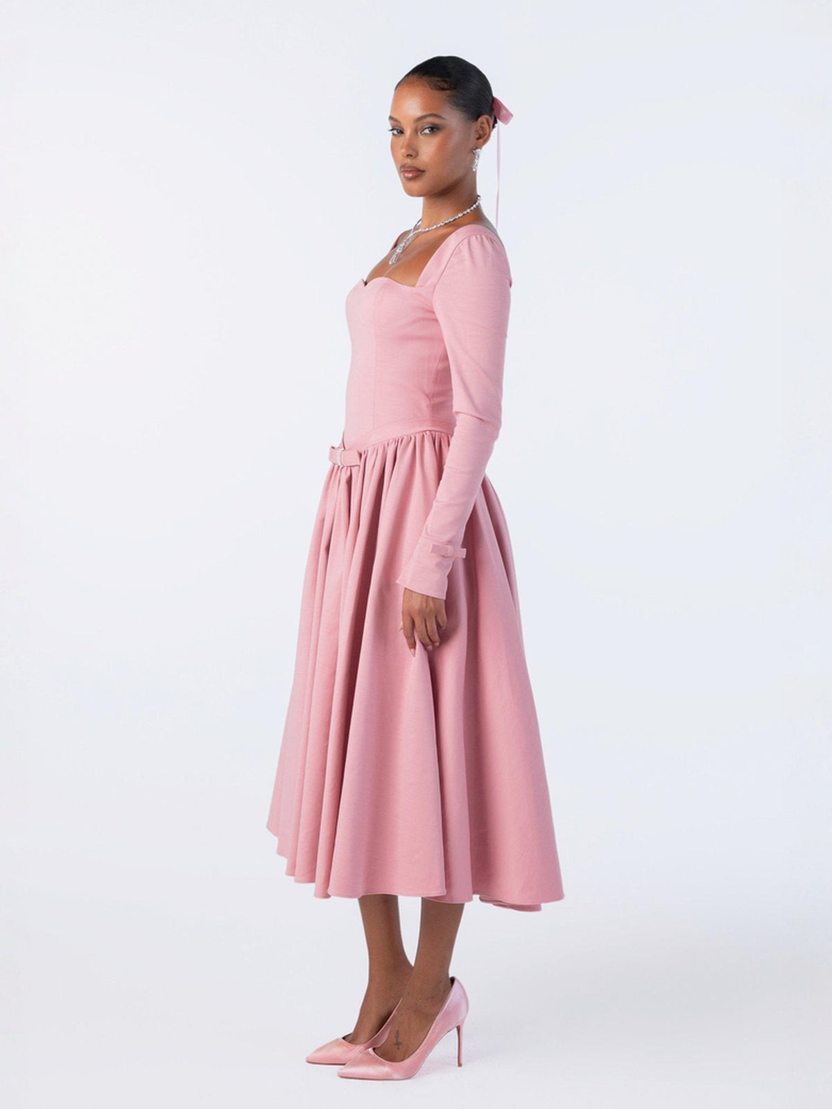 Bernadette Dress (Pink) (Final Sale)