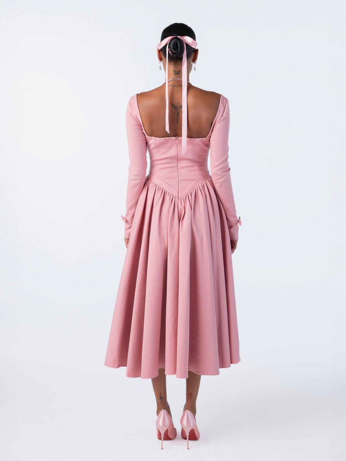 Bernadette Dress (Pink) (Final Sale)
