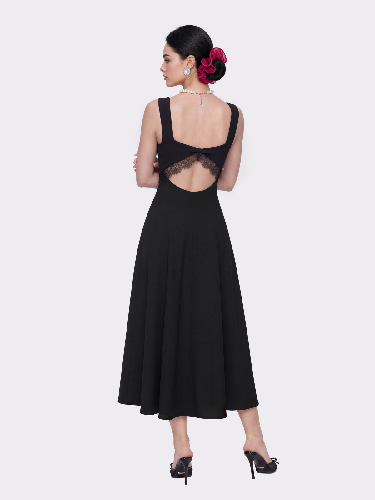 Delilah Cut Out Black Dress