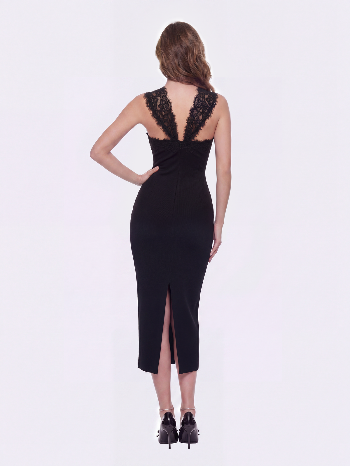 Alexandra Cutout Black Dress