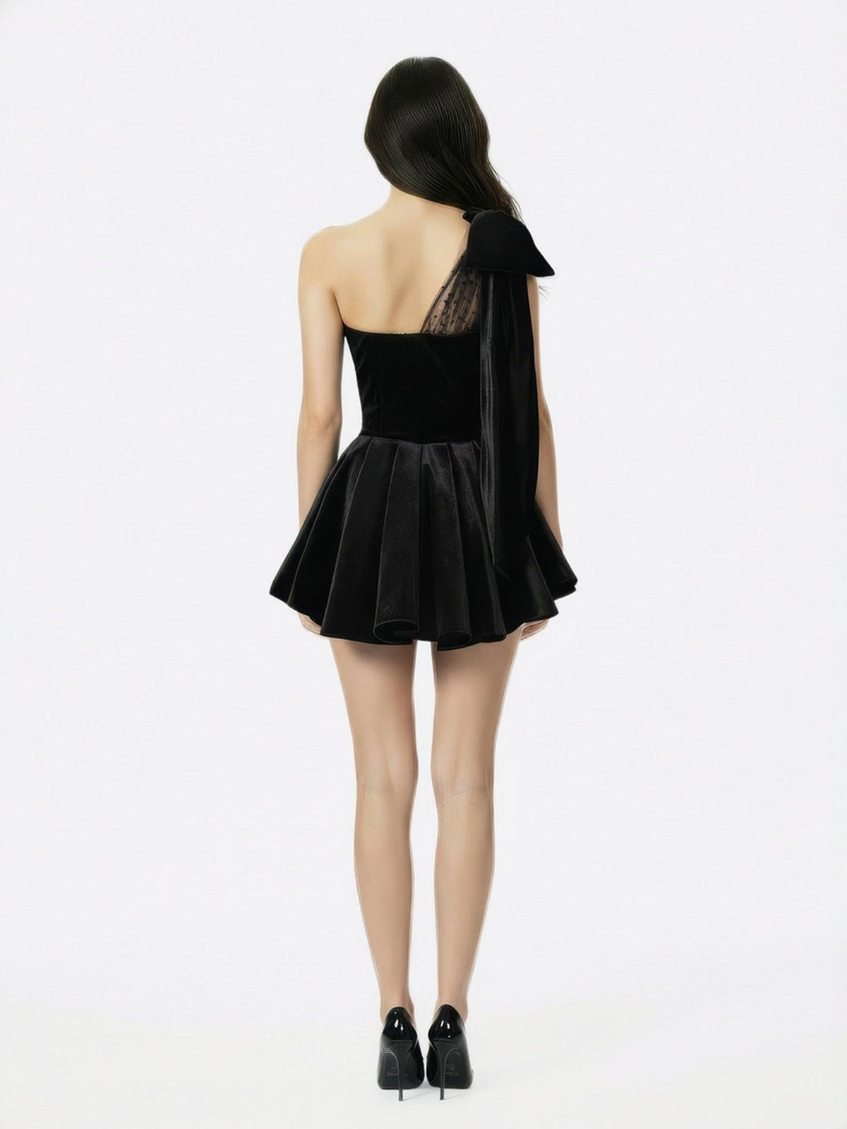 Zephina Velvet Mini Dress (Final Sale)
