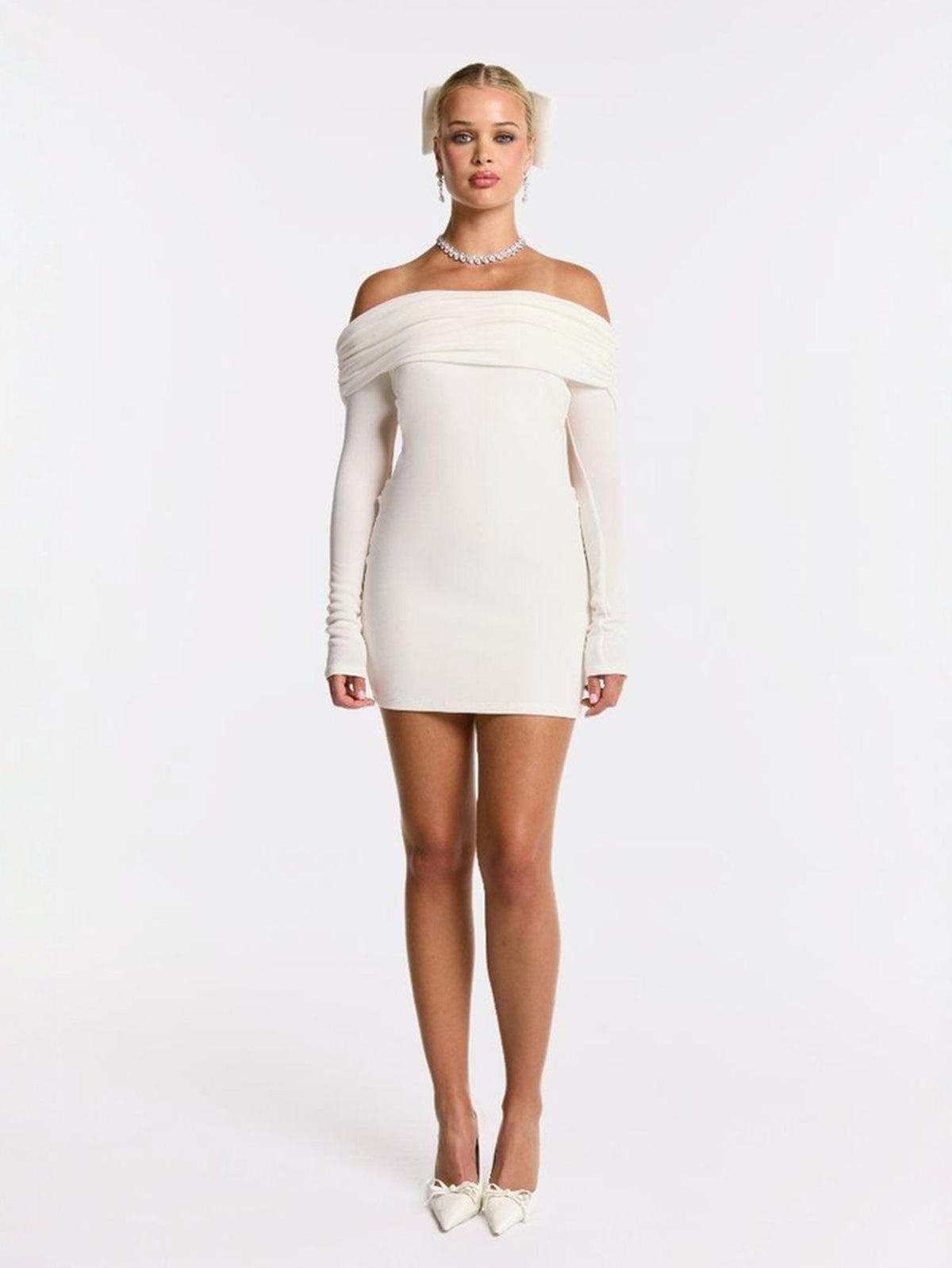 Chantel Dress (White) (Final Sale)