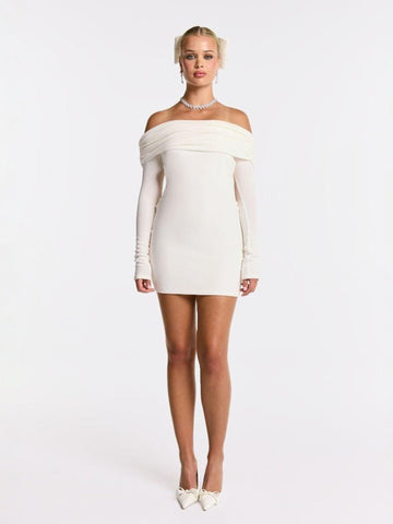 Chantel Dress (White) (Final Sale)