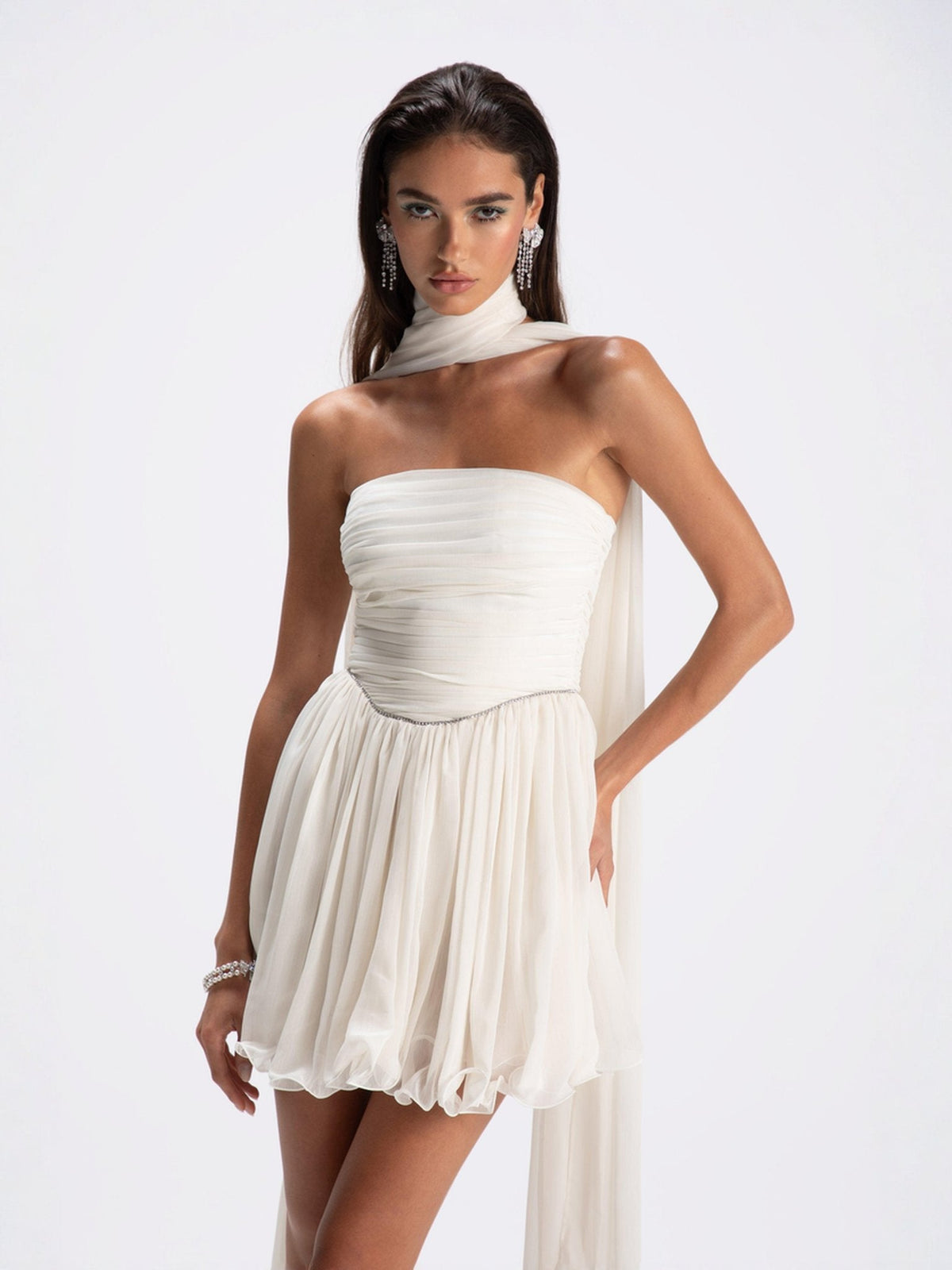 Chloe Dress (White) (Final Sale)