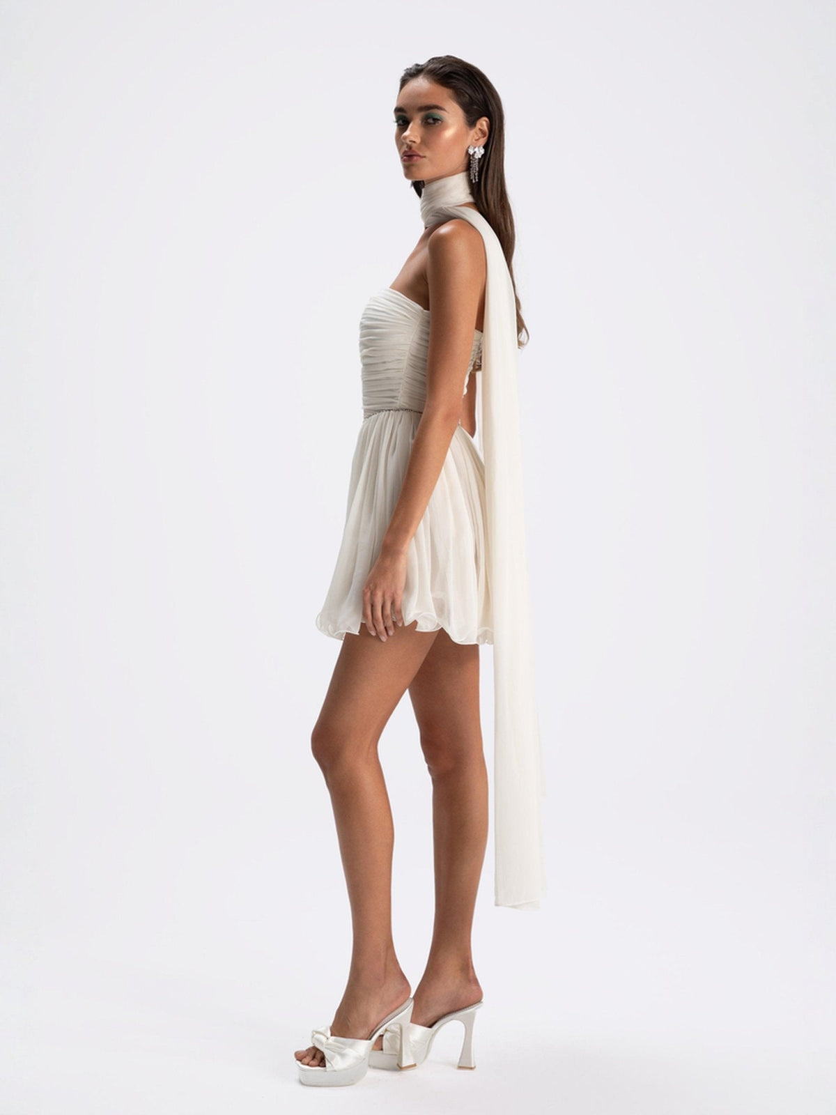 Chloe Dress (White) (Final Sale)