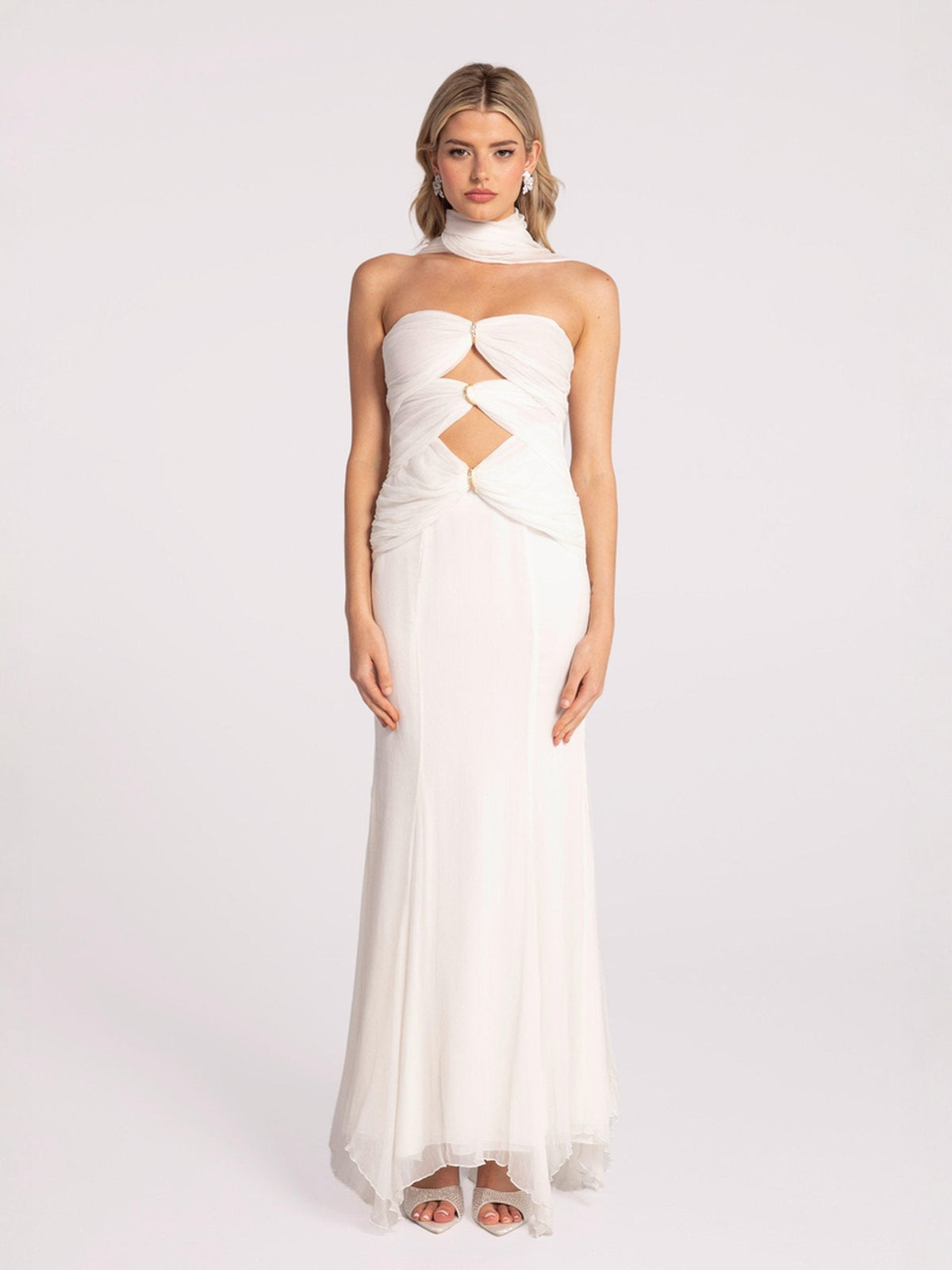 Cassandra Dress (White) (Final Sale)