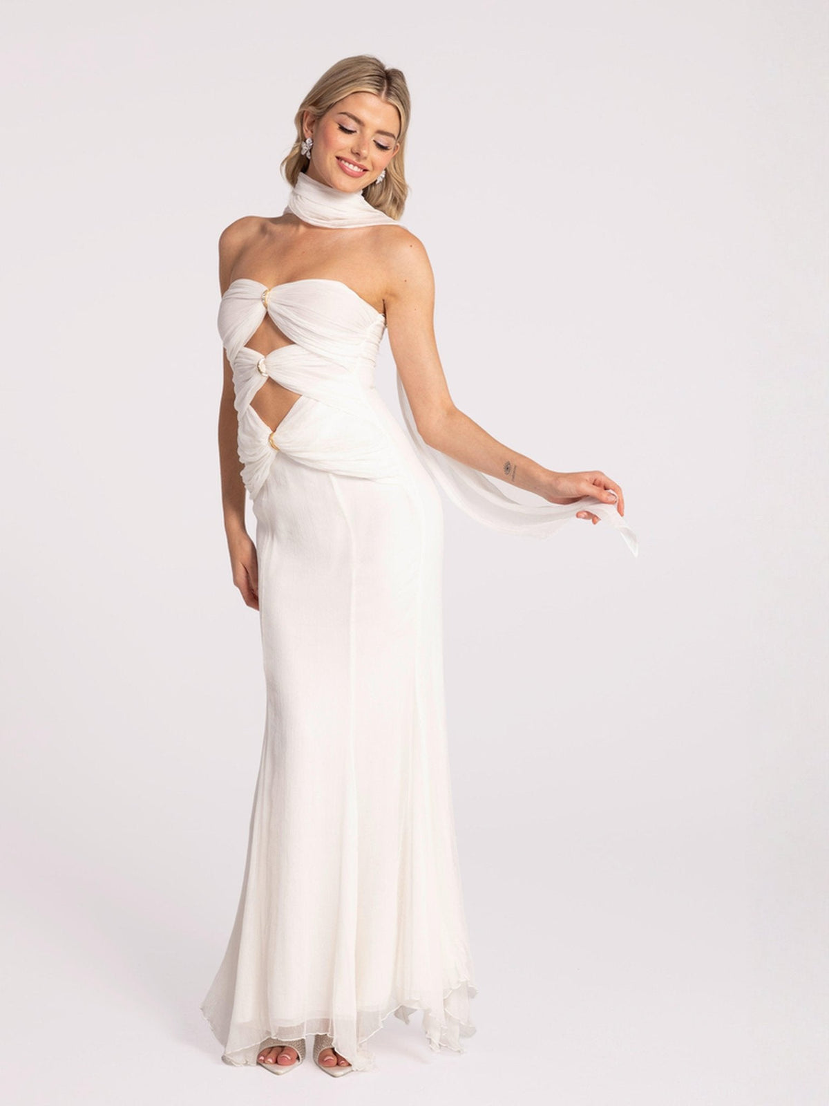 Cassandra Dress (White) (Final Sale)