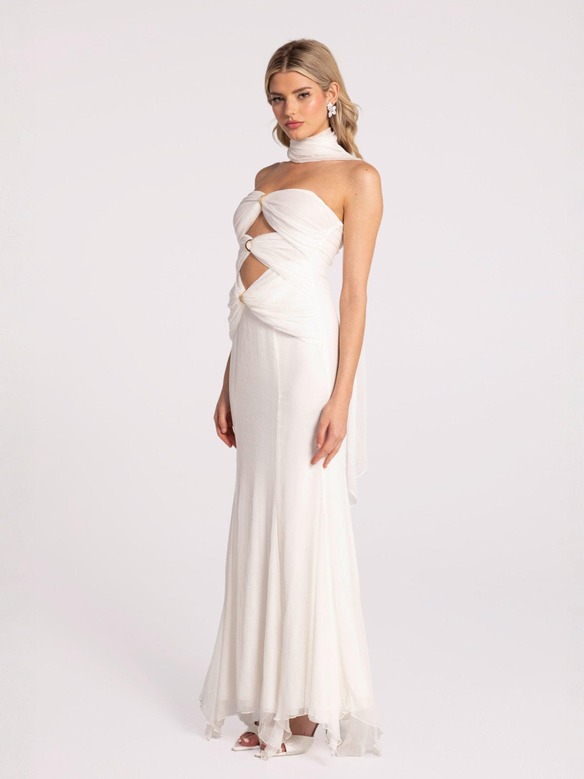Cassandra Dress (White) (Final Sale)