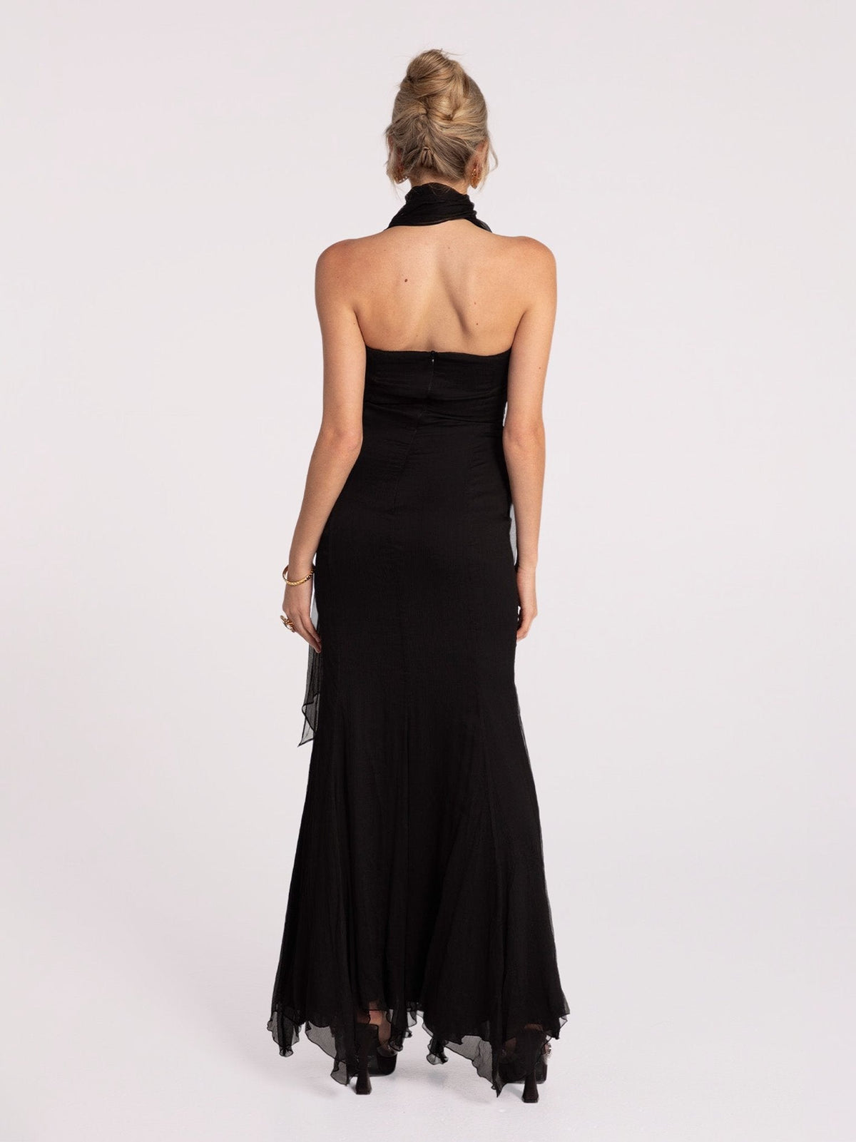 Cassandra Dress (Black) (Final Sale)