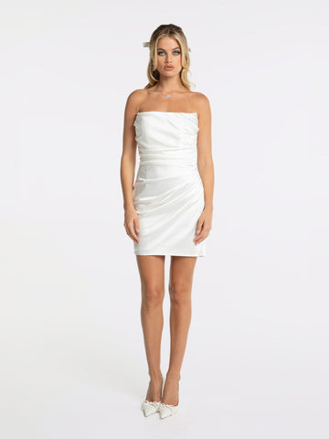 Jolene Dress (White) (Final Sale)