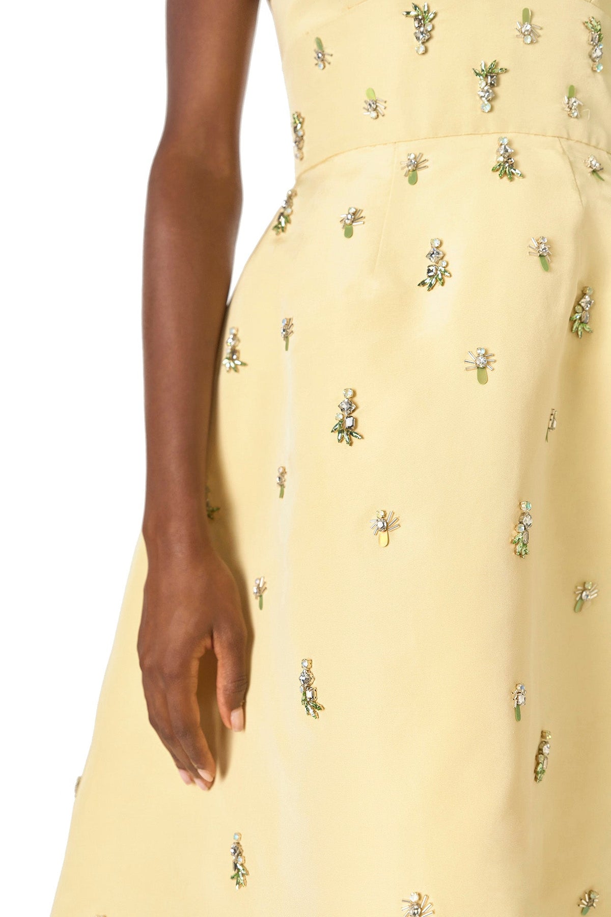 Limoncello Embroidered Cocktail Dress