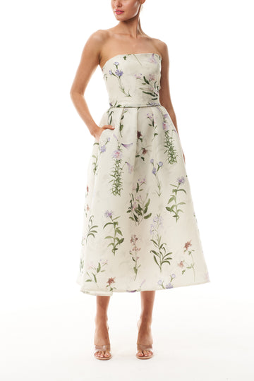 Floral Printed Tea Dress
