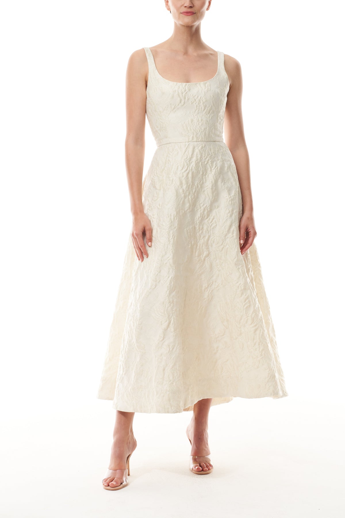 Scoop Neck A-Line Dress