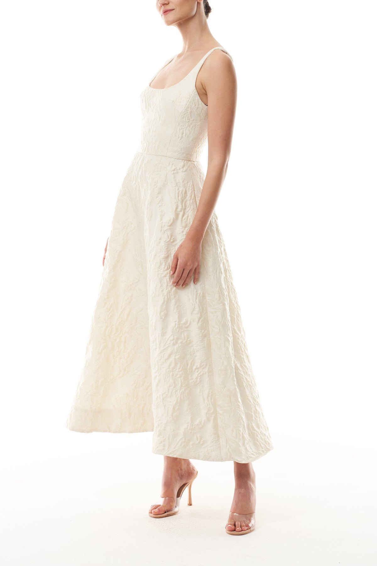 Scoop Neck A-Line Dress