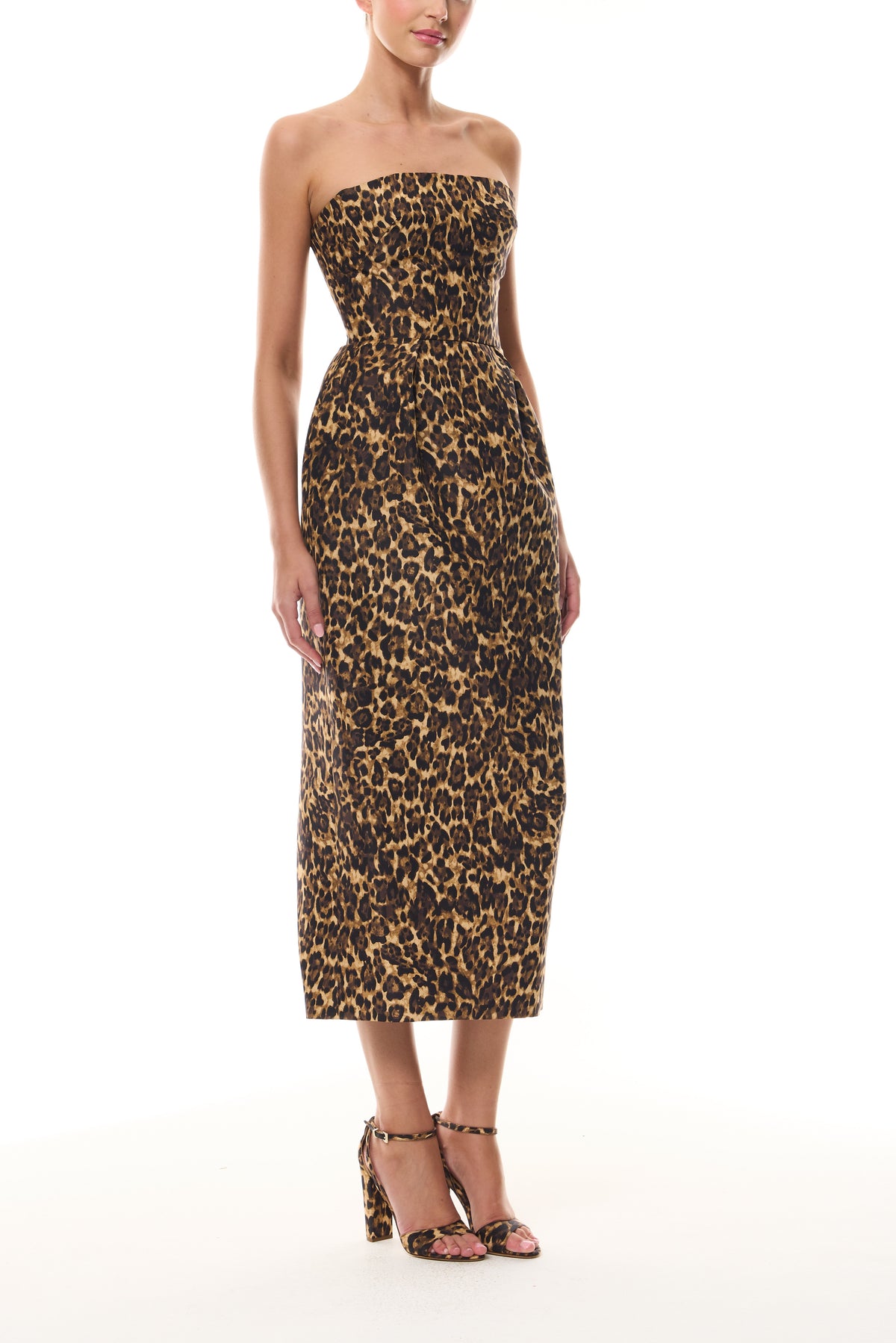 Leopard Printed Cocktail Dress