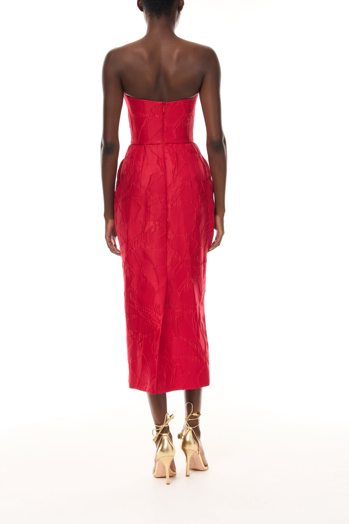 Poppy Jacquard Cocktail Dress