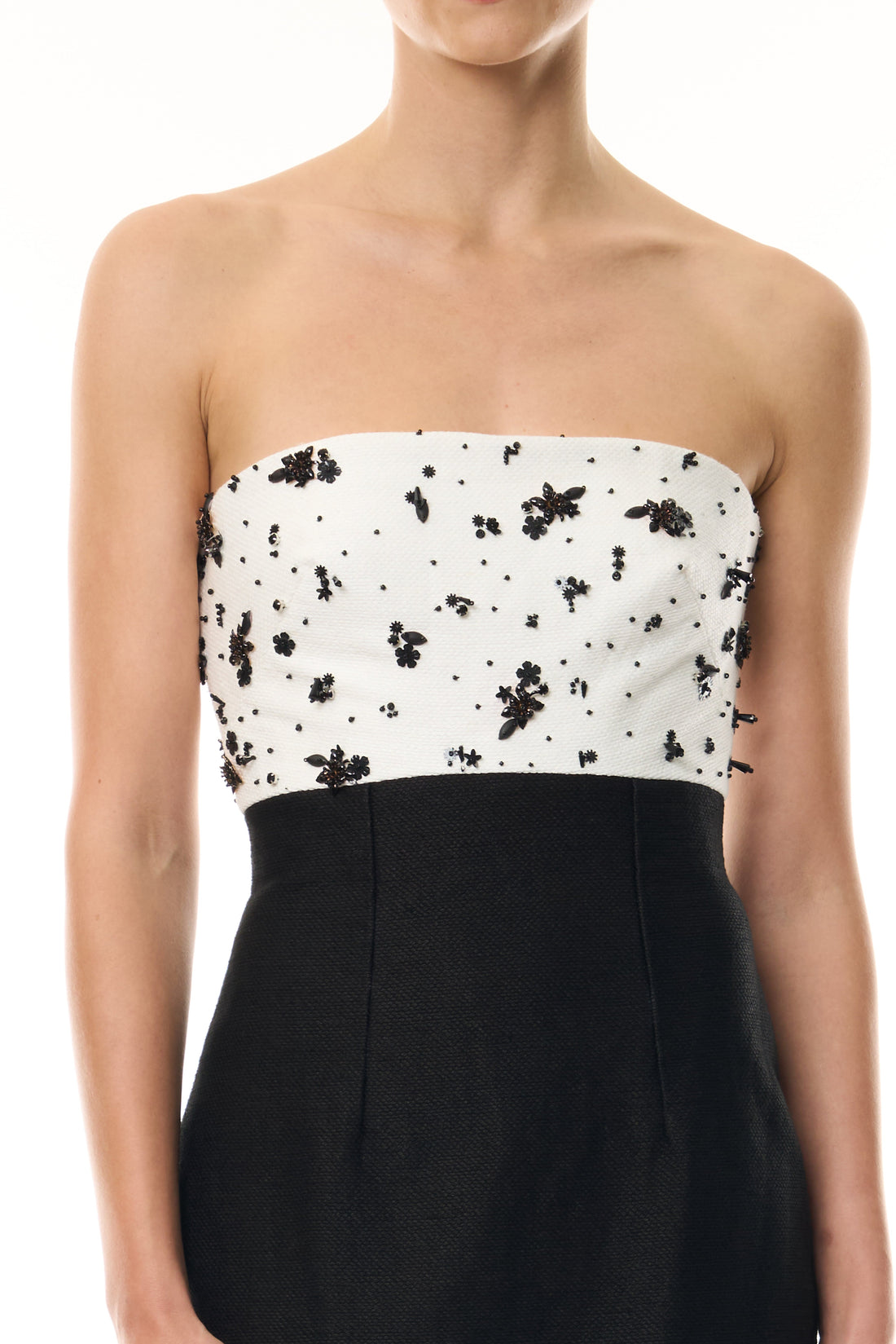 Petite Fleur Embroidered Midi Dress