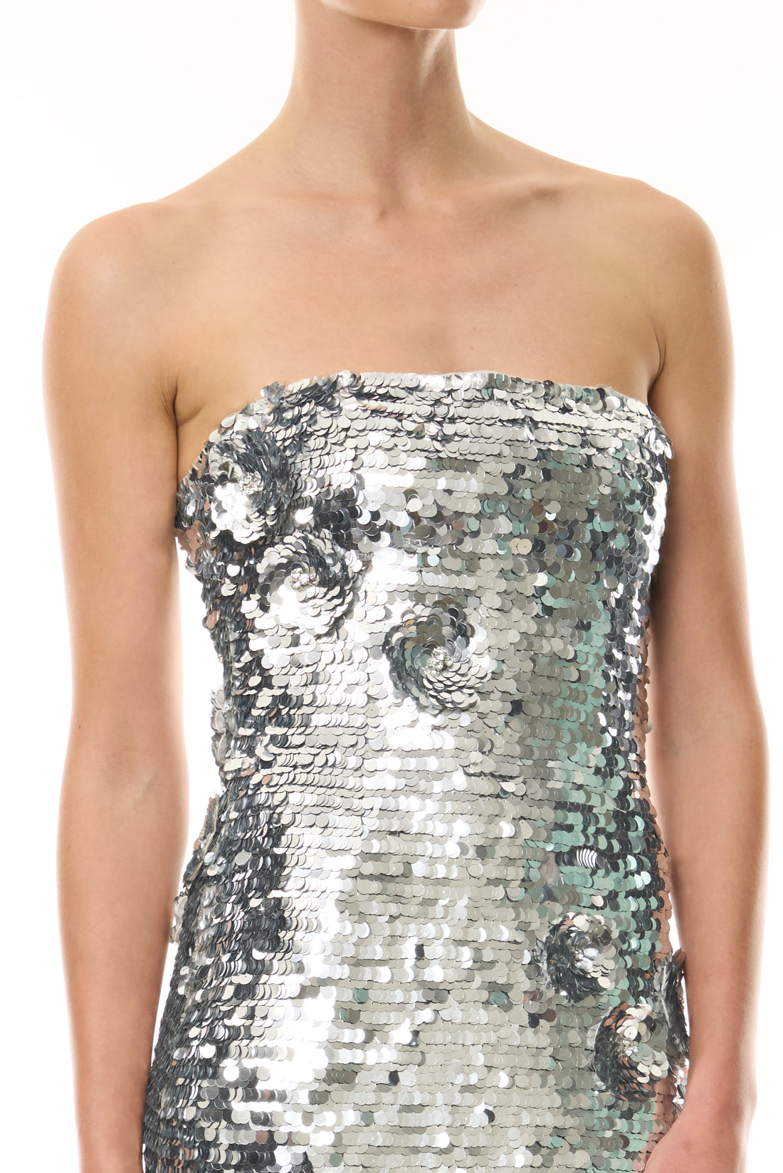 Sequin Embroidered Cocktail Dress