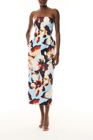 Floral Printed Cocktail Dress