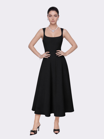 Delilah Cut Out Black Dress
