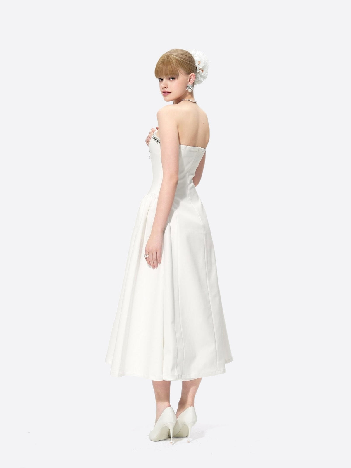Nicolette Dress (White)