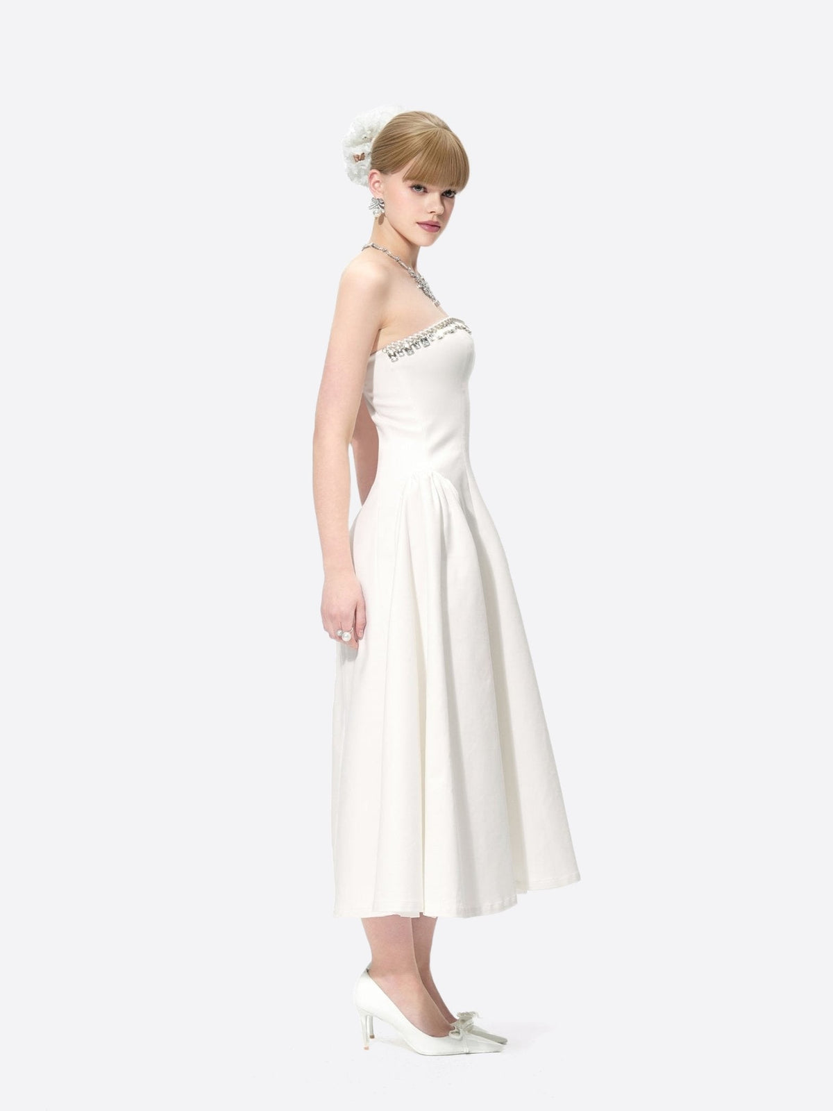 Nicolette Dress (White)