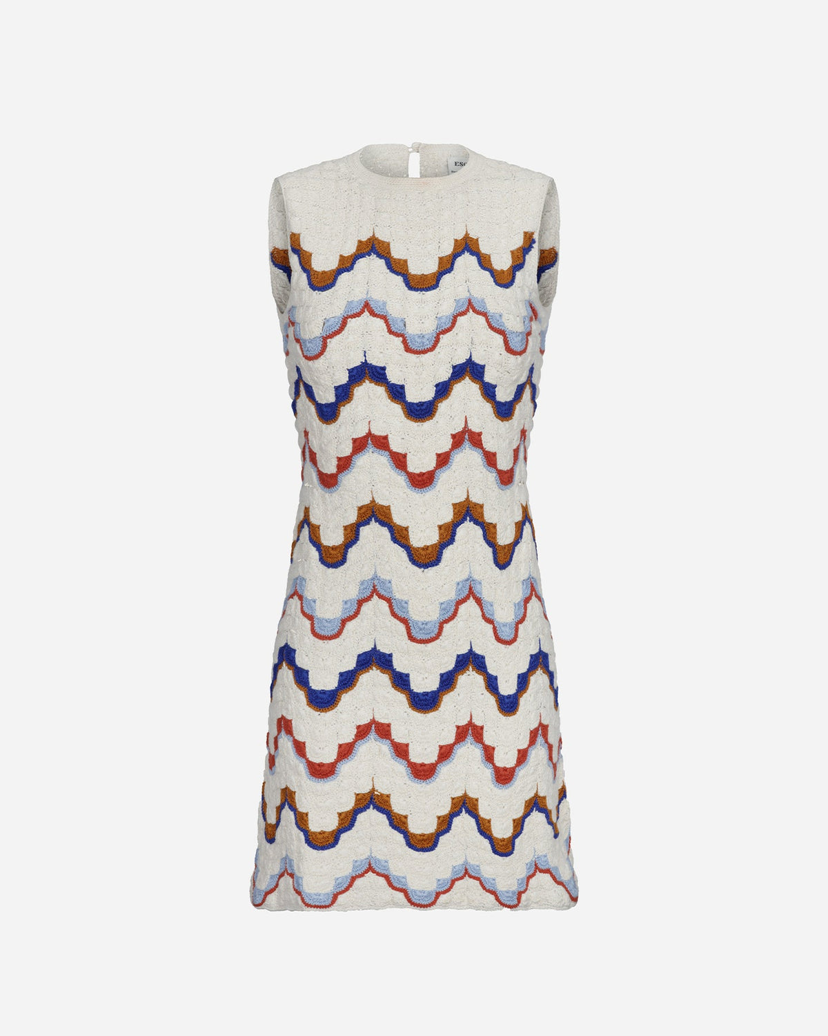 Alma Sleeveless Mini Dress | Ivory / Multi