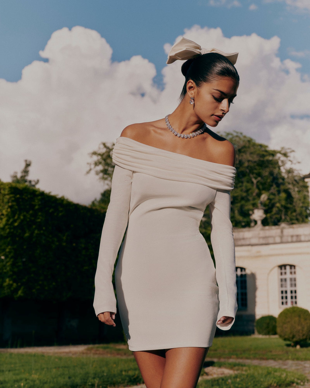 Chantel Dress (White) (Final Sale)