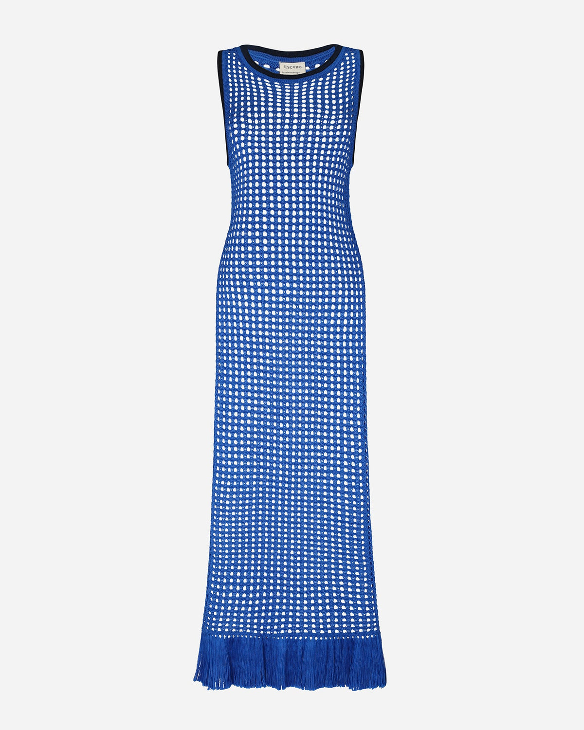 Atuq Knitted Vest Dress| Blue