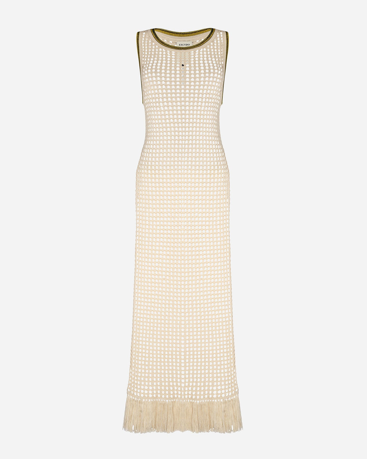 Atuq Knitted Vest Dress| Ivory