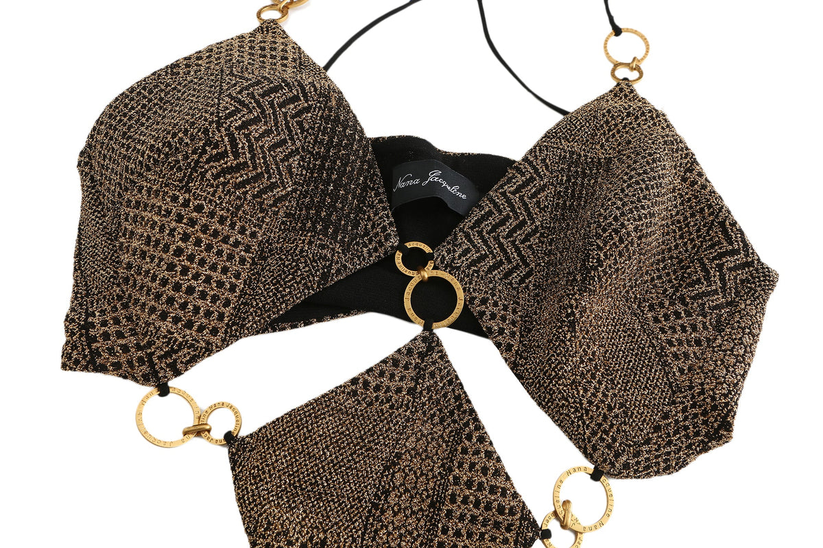 Omaira Dress (Gold) (Final Sale)