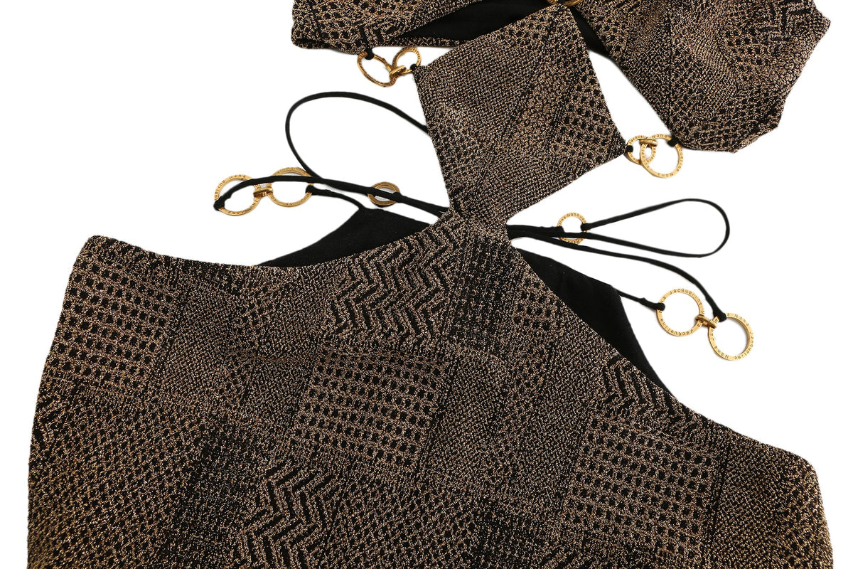 Omaira Dress (Gold) (Final Sale)