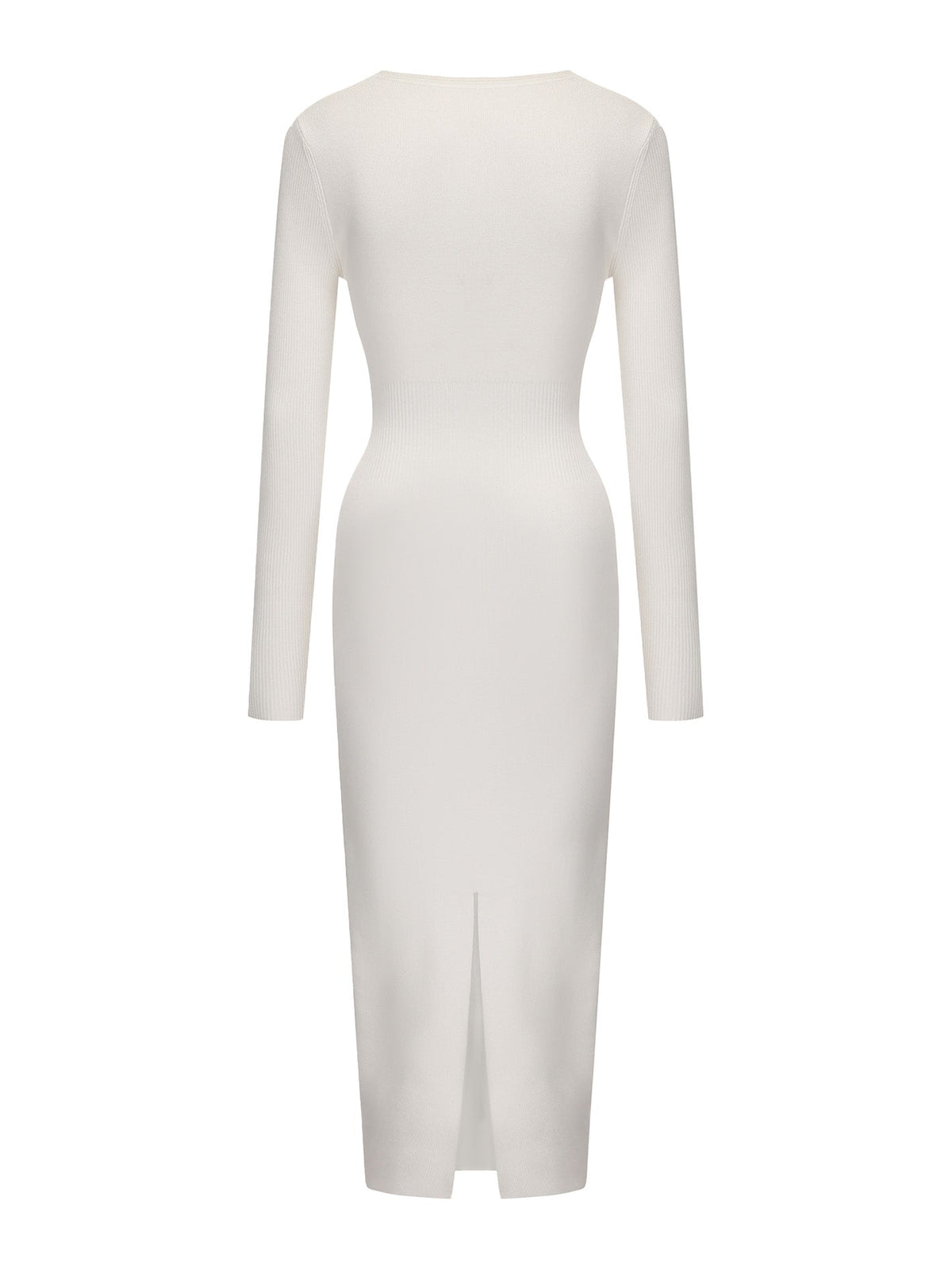 Rylee Knit Dress (White) (Final Sale)