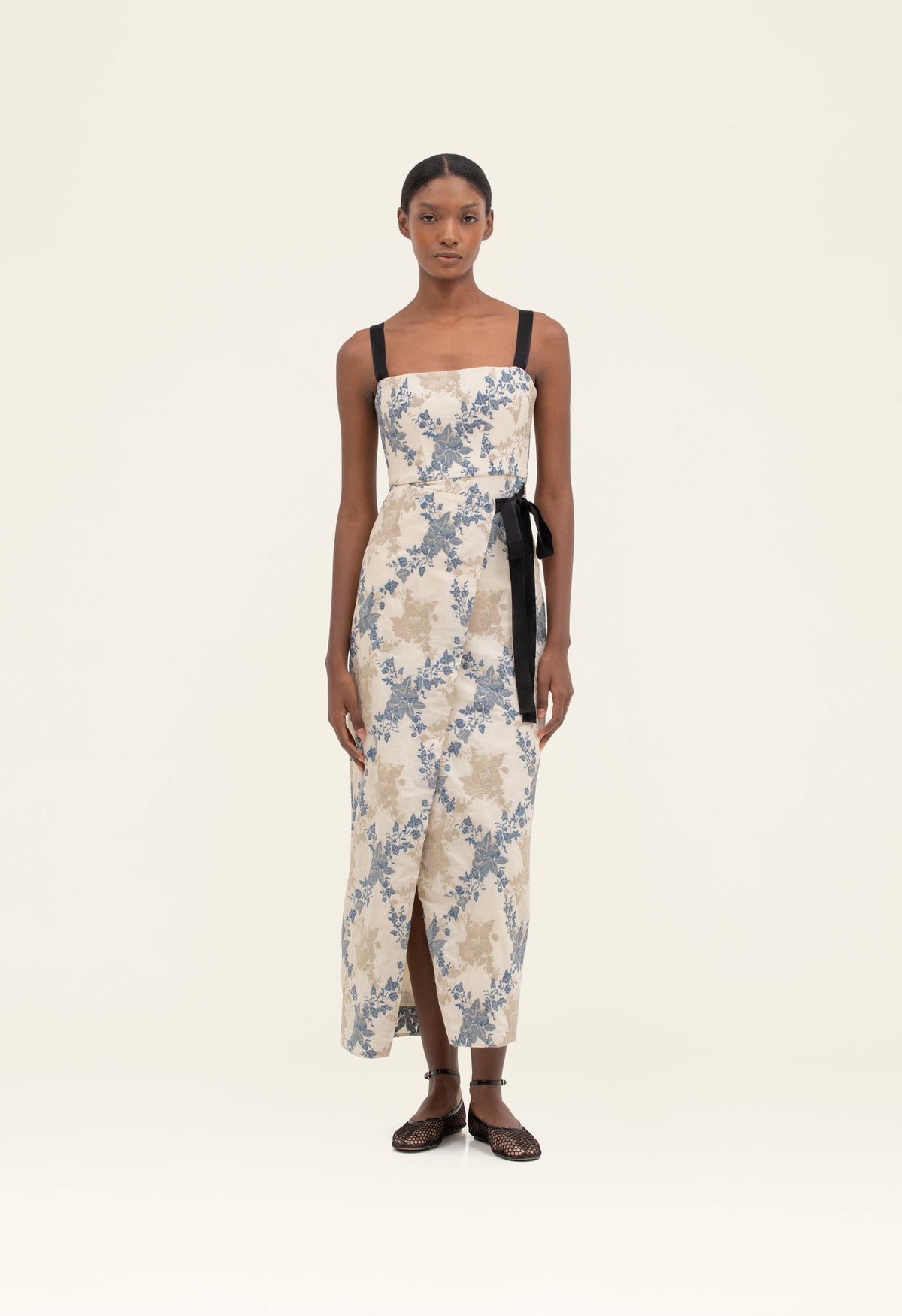 Cinéfila Bougainvillea Maxi Dress