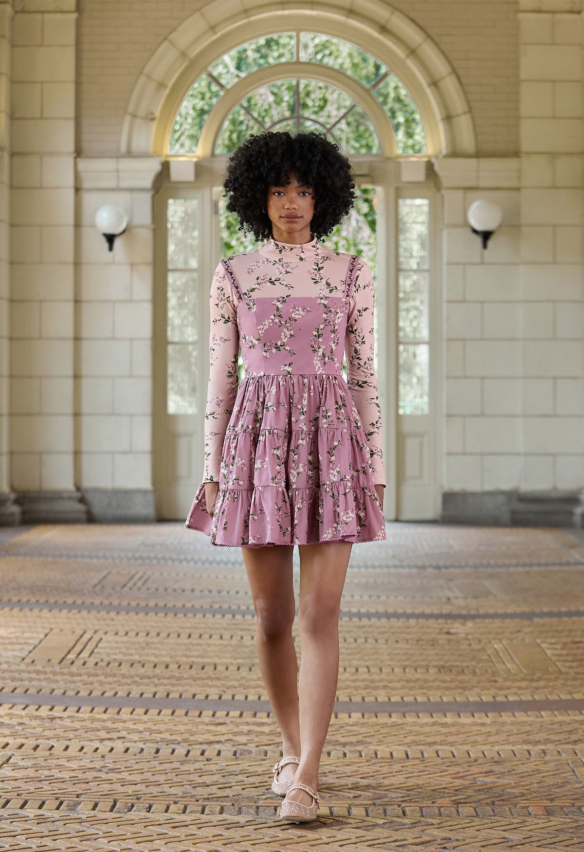 Lima Wisteria Mini Dress