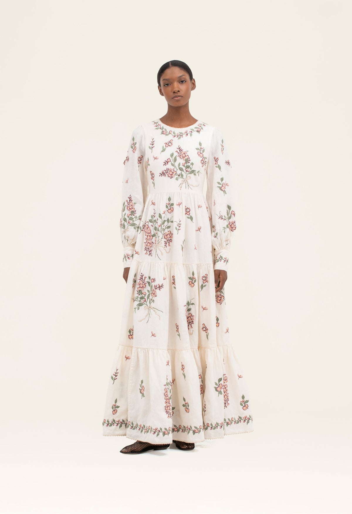 Nuez Wisteria Maxi Dress