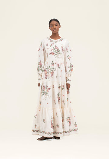 Nuez Wisteria Maxi Dress