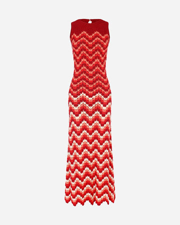 Cuenca Midi Dress | Scarlet Red