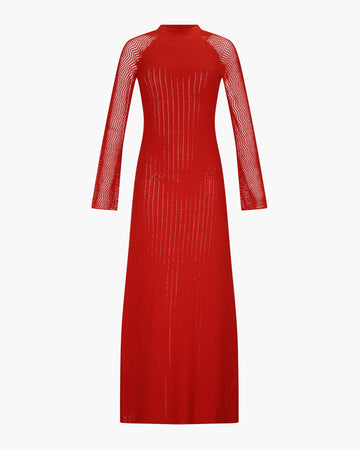 Cumbre Maxi Dress | Tangerine