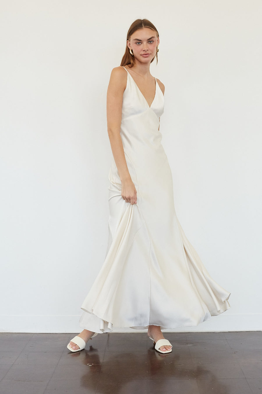 Cheridan Satin Maxi Dress