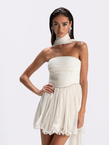 Chloe Dress (White) (Final Sale)
