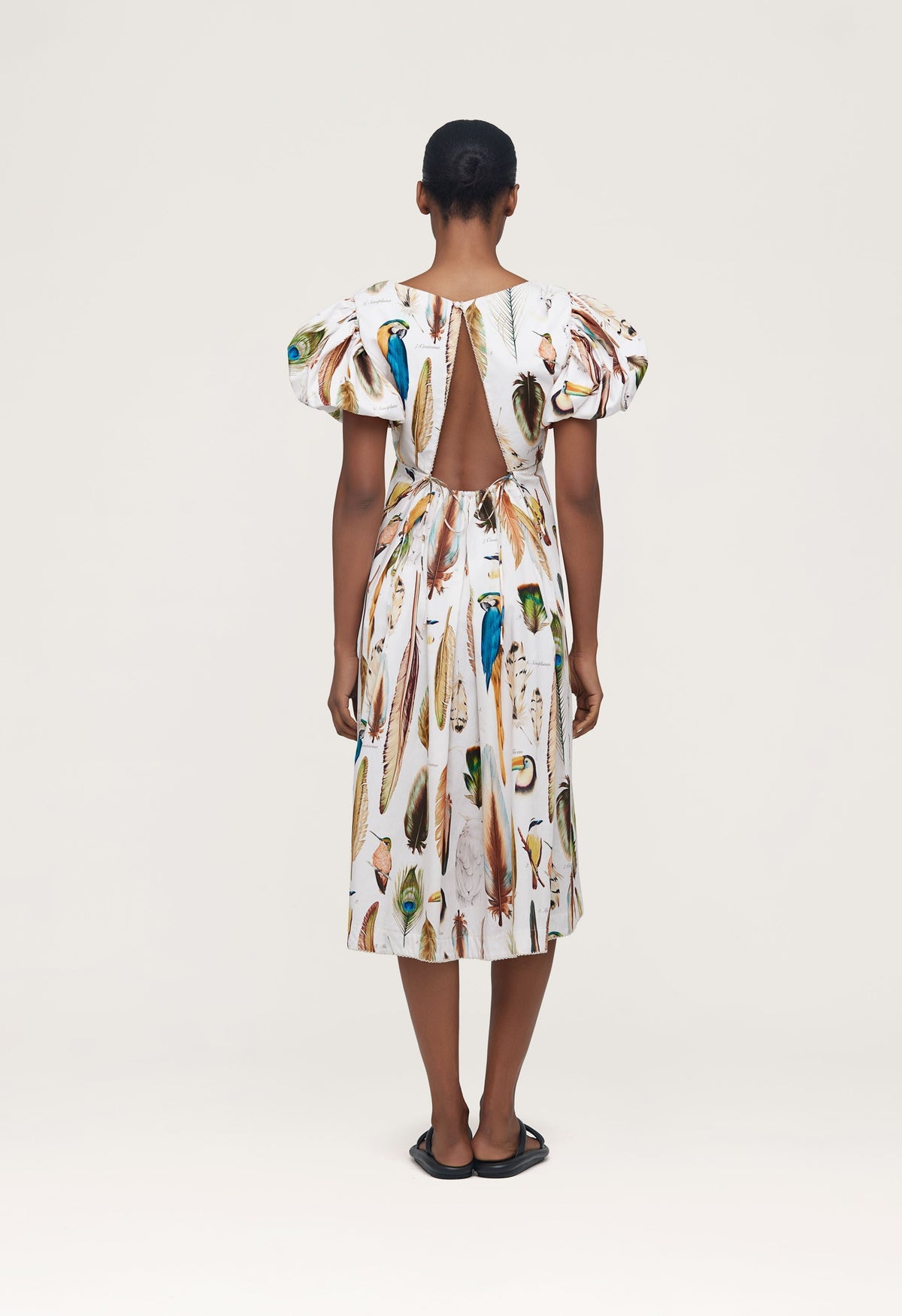 Chontaduro Pluma Midi Dress
