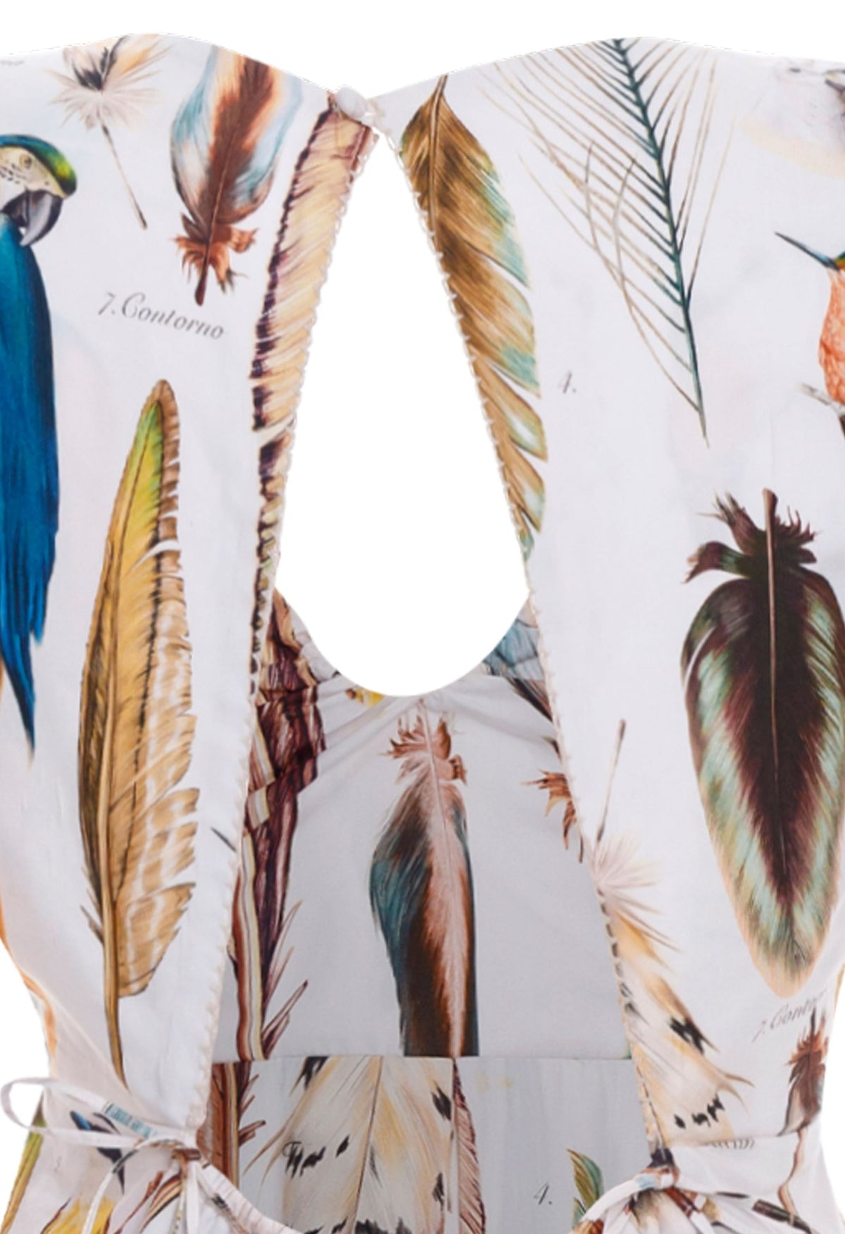 Chontaduro Pluma Midi Dress