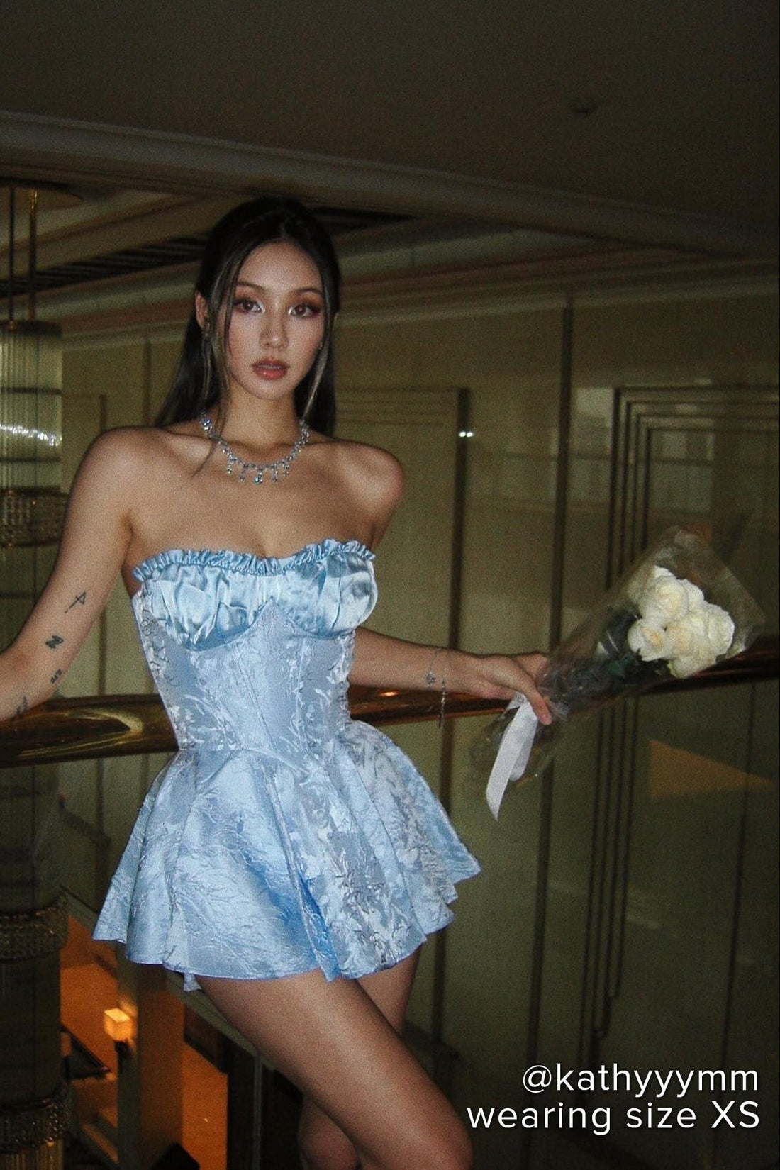 Airina Dress (Blue)