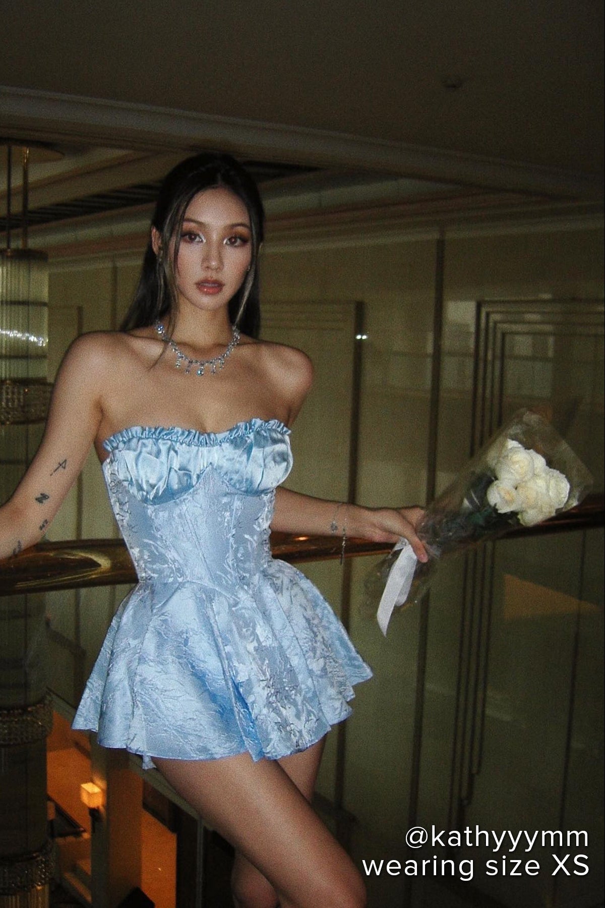 Airina Dress (Blue)