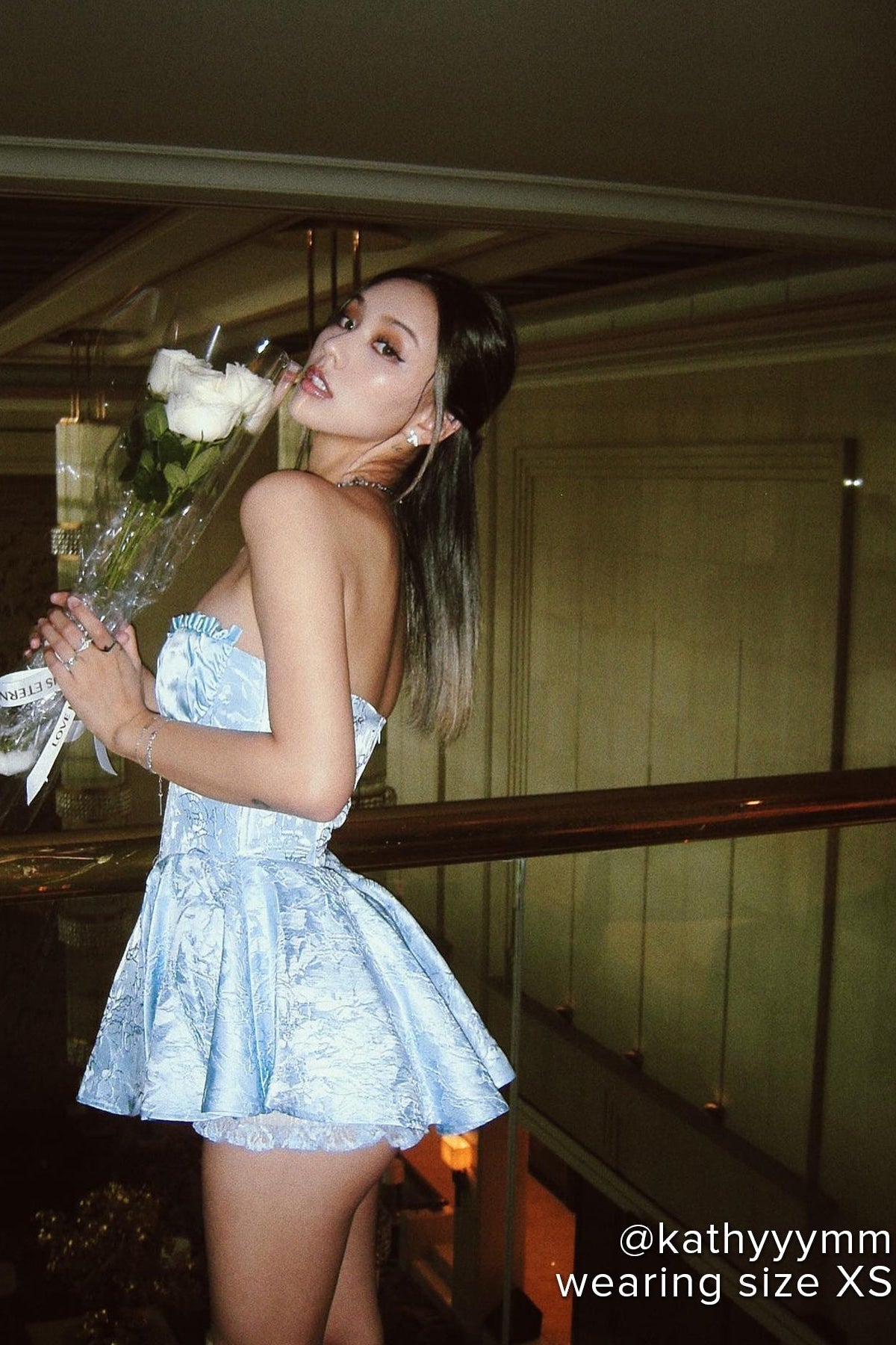 Airina Dress (Blue)