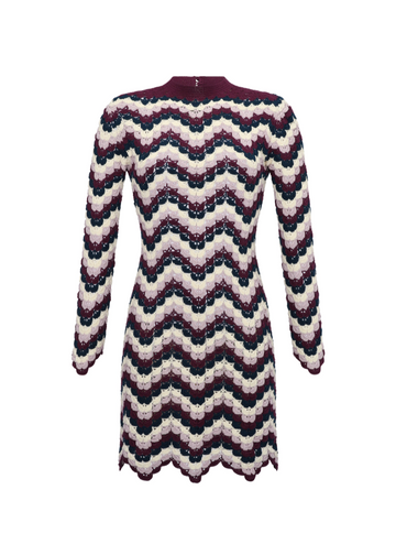 Victoria Mini Dress | Grape Blue