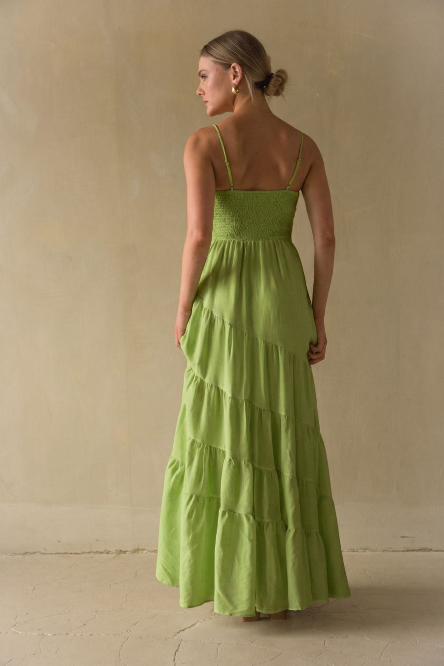 Donna Twist Front Maxi Dress